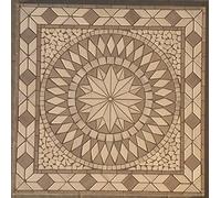 Azulejos de suelo gris piedra natural mármol roseta 67 x 67 cm gris beige rosa de los vientos mosaico azulejos 056