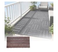 Azulejos entrelazados para suelo de patio al aire libre, fácil instalación, diseño sin clavos para patio y balcón
