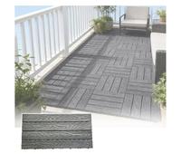 Azulejos entrelazados para suelo de patio al aire libre, fácil instalación, diseño sin clavos para patio y balcón