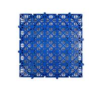 Azulejos Modulares Entrelazados For Exteriores 40 X 40 X 3 Cm, For Empalmar Alfombras Drenaje For Lavaderos Coches, For Baños,garajes,campos Deportivos(Blue,4 pieces)