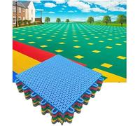 Azulejos modulares entrelazados for jardín de Infantes, Escuela, Patio de Juegos al Aire Libre, tapete Deportivo(Rosso)