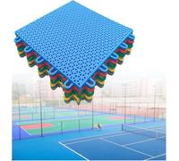 Azulejos modulares entrelazados for Suelo, for canchas de Baloncesto y bádminton al Aire Libre, Resistentes a la Intemperie, for Hacer uno Mismo.(Yellow)
