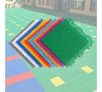 Azulejos modulares entrelazados para canchas de baloncesto al aire libre, resistentes a la intemperie y fáciles de instalar, ideales para salas de juegos, áreas deportivas, parques infantiles y