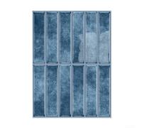 Azulejos para pelar y salpicaduras, paquete de 10 calcomanías de vinilo de metro de vidrio marino, calcomanías de pared impermeables, decoración de baño de cocina, verde, azul, morado, blanco, negro y