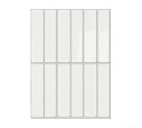 Azulejos para pelar y salpicaduras, paquete de 10 calcomanías de vinilo de metro de vidrio marino, calcomanías de pared impermeables, decoración de baño de cocina, verde, azul, morado, blanco, negro y