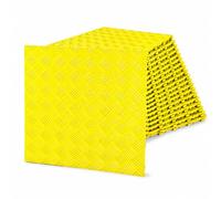 Azulejos para suelo de PVC encajables, de plástico, antideslizante, garaje, taller, concesionario, carrocería, autolavado, casa, terraza (20, AMARILLO)