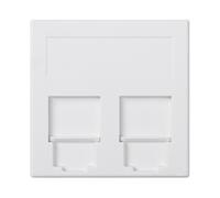 Azulejos Simon Connect 2x RJ con cubiertas blanco 50000089-030
