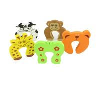 Azull 5pzs Naranja Verde Cojines para Tapones de Puerta Diseno del Oso Vaca de Espuma