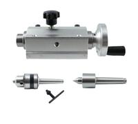 Azull Conjunto de Contrapunto Deslizante para Torno Micro-Tipo DIY + Mandril de Taladro + Juego de Husillo para Máquina de Cuentas Vivas