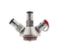 Azull de Grifo con Cerradura Mini Kegball, 35/65 PsiPRV, Adecuado para Todos los Mini Barriles de Cerveza para Elaboración