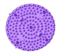 Azull Esterilla de Acupresión para Masaje de Pies, para Relajación Muscular, Redonda, para Ejercicios de Fitness y Entrenamiento de Pies.