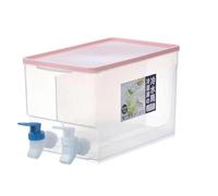 Azull Fuente de Agua de Gran Capacidad de 5,2 L, Dispensador de Bebidas con Leche, Jarra A Prueba de Derrames con Grifo en el Refrigerador, Jugo de Frutas B