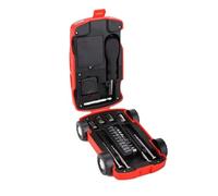 Azull Juego de Mini Destornilladores 21 en 1 con Forma de Coche y Linterna. Juego de Destornilladores Port¨¢tiles de Acero Al Carbono. Herramienta de Reparaci¨®n Roja.