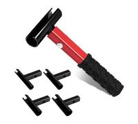 Azull Kit de Llave para Bisagras de Puerta. Herramienta de Ajuste de Bisagras de Puerta. Juego de Herramientas de Precisi¨®n con Cabezales de Llave de Bisagra de Repuesto.