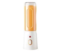 Azull Licuadora de 450 Ml, Vaso Doble, Recargable por USB, con 10 Cuchillas, Bloqueo de Seguridad Inteligente, Apagado Automático Al Abrir la Tapa
