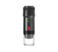 Azull Máquina Automática de Cápsulas de Café Expreso, Portátil USB, para Cápsulas Pequeñas y Grandes de Café en Polvo, Soporte para Cápsulas, Color Negro