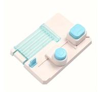 Azull Máquina de Estampado de Letras DIY para Tarjetas de Felicitación Hechas A Mano Prensa de Papel Manual Nueva Perforadora de Letras para Niños