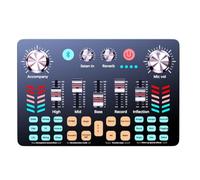 Azull Tarjeta de Sonido en V19, Equipo Profesional para Grabaci¨®n y Canto, Ideal para Computadora, Tel¨¦Fono, Karaoke, MICR¨®Fono y Transmisi¨®n en
