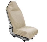 AzulLanse Funda de Asiento de Coche,Impermeable,Tela de Rizo, absorción del Sudor,Universal Juego Funda Protectora para Asiento Coche para Delanteros,Accesorios de Asiento de Coche-Caqui