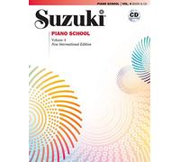 Azuma suzuki piano school volume 4 new international edition book/cd +cd