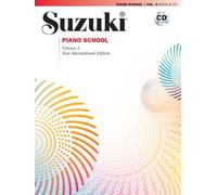 Azuma suzuki piano school volume 4 new international edition book/cd +cd