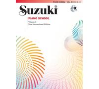 Azuma suzuki piano school volume 6 new international edition book/cd +cd