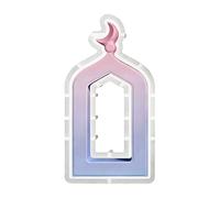 Azura Craft - Kit de molde de resina, molde de yeso de silicona, Medio Oriente Festival Mesa Ornamento Creador | Principiante Profesor Hobbyist Joyería Hogar Taller Uso de eventos Aula