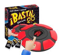 AZURAOKEY Basta Juego de Palabras, Versión 2.0 Basta Juego de Mesa Electrónico, Juego de Mesa Interactivo para Familias y Fiestas 144 Categorías en 36 Cartas 2-8 Jugadores