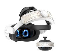 AZURAOKEY Correa para la cabeza compatible con Quest 3S, accesorios de repuesto ajustables para auriculares Quest 3S VR, extiende el tiempo de reproducción y reduce la presión de la cabeza