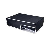 AZURAOKEY Cubierta horizontal antipolvo para consola de juegos PS5 Slim, antiarañazos, a prueba de polvo, funda extraíble de tela Oxford 1680D, funda impermeable (gris cáñamo horizontal)
