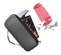 AZURAOKEY Funda de transporte compatible con reproductor remoto de portal PS5, diseño de soporte a prueba de golpes, bolsa de almacenamiento portátil con funda protectora de policarbonato transparente