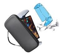 AZURAOKEY Funda de transporte compatible con reproductor remoto de portal PS5, diseño de soporte a prueba de golpes, bolsa de almacenamiento portátil con funda protectora de policarbonato transparente