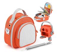 AZURAOKEY Funda de Viaje Compatible con Yoto Mini edición 2024, 2-in-1 Travel Bundle: Silicone Cover + Case with Shoulder Strap (Fits Mini Player & Headphones)