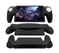 AZURAOKEY Funda protectora de silicona para consola de juegos PS5 Portal a prueba de caídas, funda suave antiarañazos para consola de juegos de mano para controlador PS5 (negro)