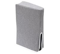 AZURAOKEY - Funda vertical antipolvo para PS5 delgada, resistente al agua, antiarañazos, color gris