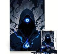Azure Seer︰ Watcher Beyond The Veil Rompecabezas para Adolescentes 1000 Piezas Memoria Cerebral Placer Relajante Cierre Seguro Regalo significativo (38x52cm)