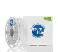 Azurefilm 3D Filamento PLA Glitter para impresión 3D profesional 1,75 mm - Accesorios de impresión 3D indispensables - Precisión dimensional alta +/- 0,02 mm, bobina 1 kg, blanco