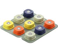 AzurePure jsdl Timbre Interactivo for Perros con botón for Grabar y Hablar, for Entrenamiento Vocal, con Almohadilla y Pegatina, fácil de Usar DF(9 Packs)