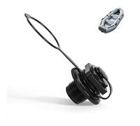 AzureRay 1pcs 23.5mm Válvula Tapón de Repuesto para Bañeras, Canoas, Kayak Hinchable, Spas, Piscinas y Jacuzzis - Cubierta de Plástico Resistente