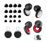 AzureRay Tapones Oídos Moto con Reducción de Ruido 27 dB | Earplugs Reutilizables de Silicona | Tapones Moto para Dormir, Viajes y Trabajo | Pack de 2 con Caja