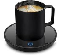 Azyh Calentador inteligente de velas y tazas con apagado automático, calienta de forma segura café, cacao, leche, velas, alimentos, para el hogar, la oficina y regalo