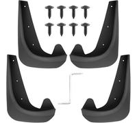 AZYQ Faldillas Antibarros para Ford Transit 1965-2020 2021 2022 2023 2024 2025,Guardabarros Delanteros y Traseros,Kit de Protección de Carrocería,Accesorios de Exterior con Tornillos,Juego de 4Piezas