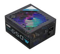 Azza ARGB - Fuente de alimentación para PC (650 W, 2 PCIe AD-Z650 (Digital RGB)
