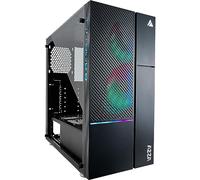 AZZA Iris 330 Gaming-Gehäuse ATX RGB LED Ventana de Cristal Torre Mediana
