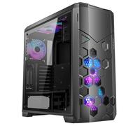 AZZA Storm 6000B ARGB Tower Case, Negro, Vidrio Templado