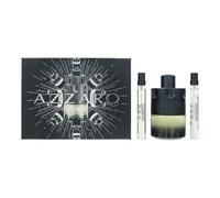 Azzaro The Most Wanted 3 Piece Gift Set: EDT 100ml - EDT 10ml - EDT 10ml For Men