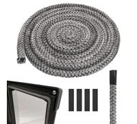 B-0127-14F 1 Pieza Junta Chimenea Cordon Chimenea Junta Refractaria Junta Estufa Leña Cordón Chimenea 12mm x 3m Cuerda Fibra de Vidrio Junta Chimenea