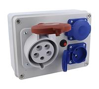 B.1603 Distribuidor IP44 empotrado ABS rosca: PG16 PAWBOL