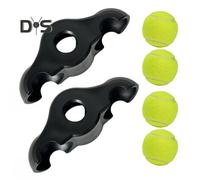 (B) 2 piezas de adaptador de pies de balancín a presión para ciclismo de interior, entrenador de resistencia