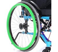 B, 22 Pulgadas, Cubiertas para aro de Empuje de Silla de Ruedas, agarres Antideslizantes de 24 Pulgadas, 1 par de Fundas de Silicona para Empuje Manual de Silla de Ruedas, Cubierta para agar